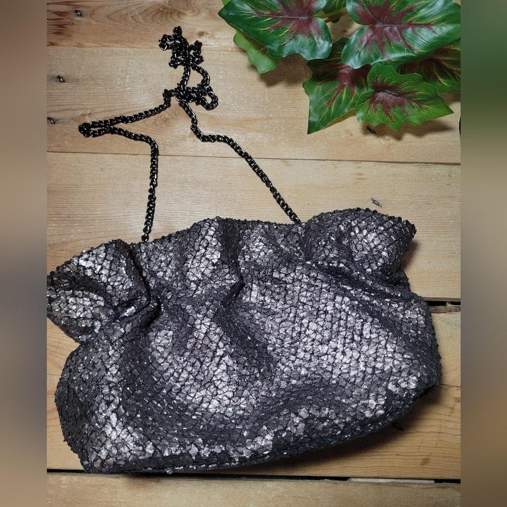 Womens Metallic Anthropology Bag